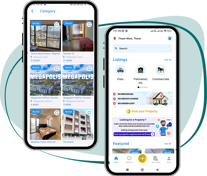 Anyproperty App Screens